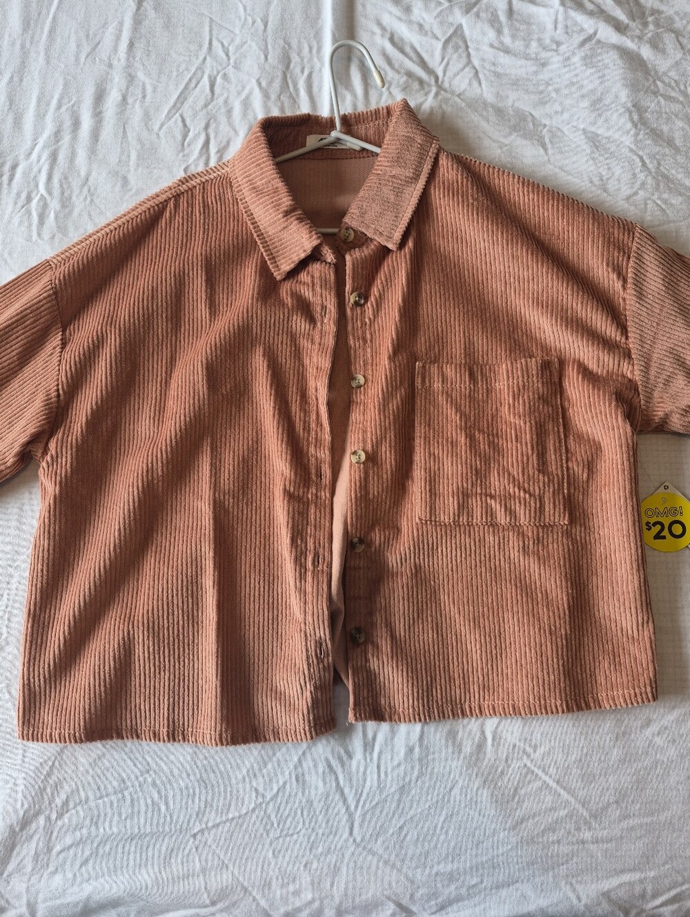 VINTAGE ARDENE — CORDUROY CROP TOP 🍂